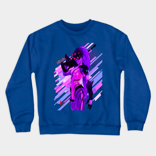 Widowmaker Crewneck Sweatshirt by maxgunner44